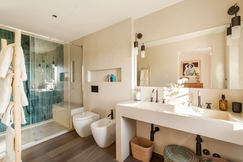 Bagno della villa Angara, location in stile moderno a Grosseto