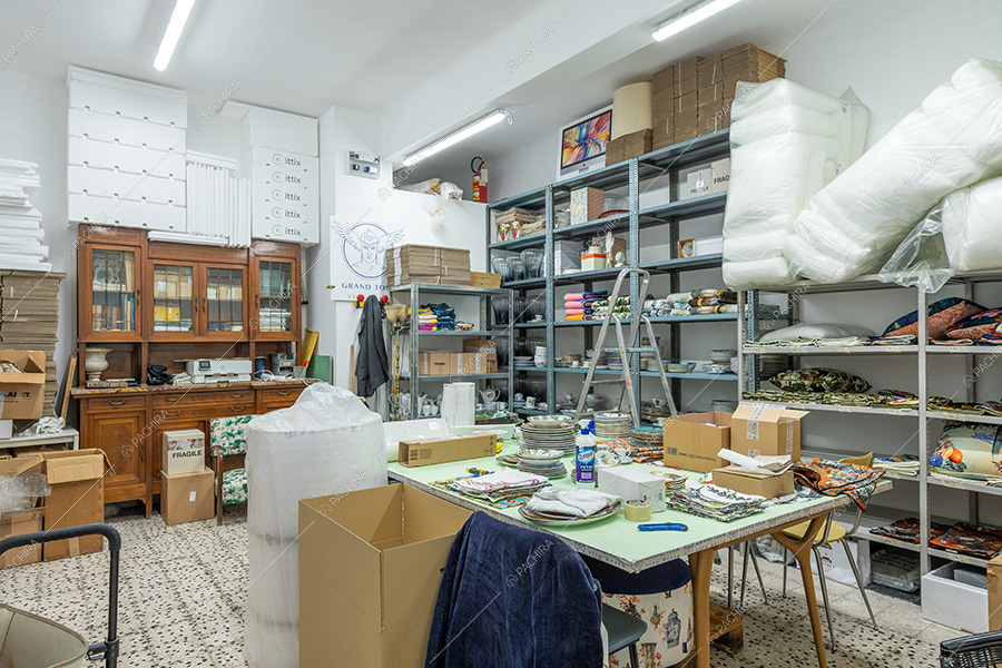 Ripostiglio dell'espositivo Magdalena, location in stile vintage a Milano