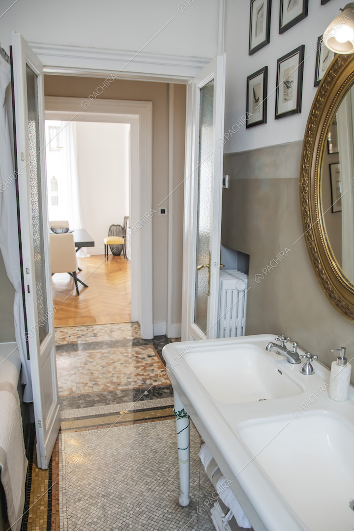 Dettaglio del bagno della Location Cumino