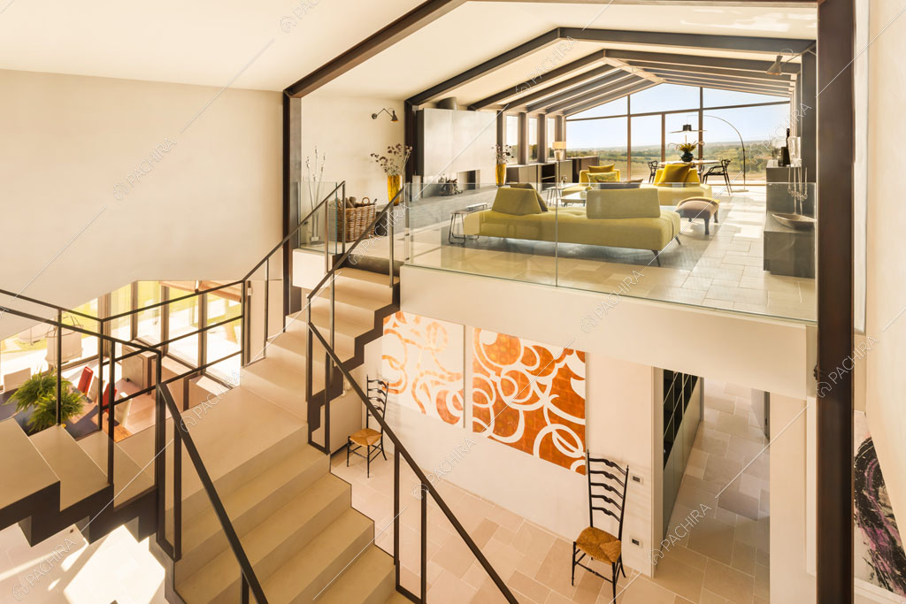 Open space della villa Angara, location in stile moderno a Grosseto