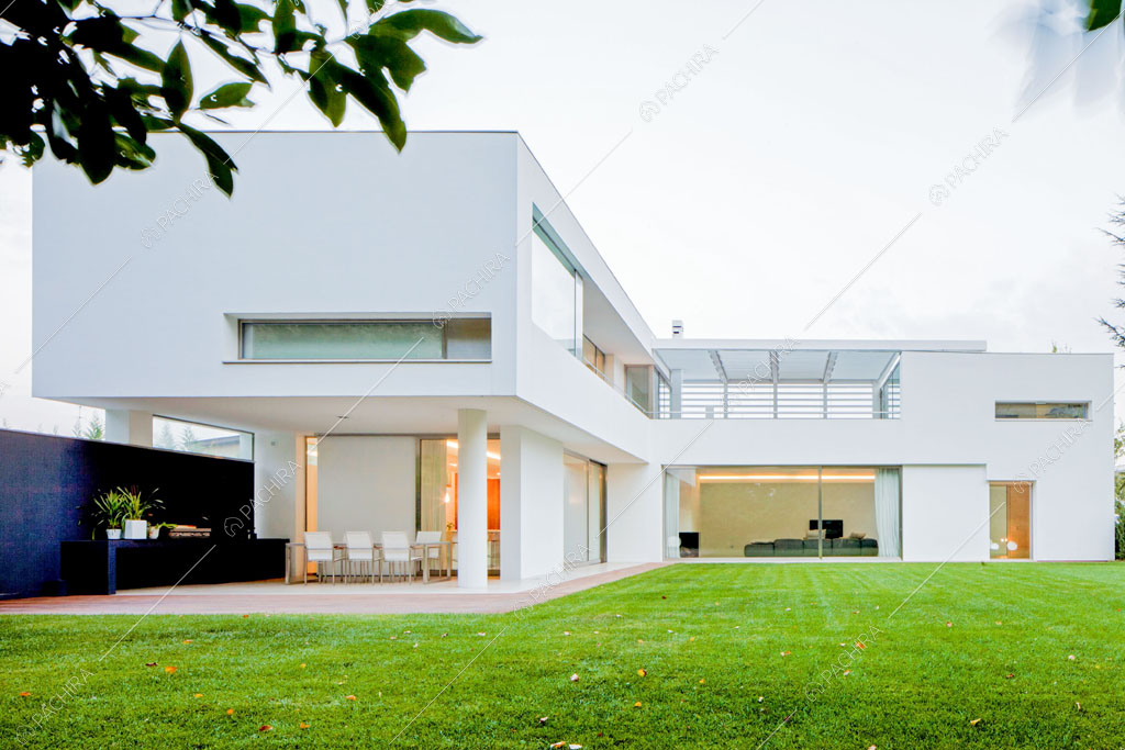 Giardino della villa Meru, location in stile contemporaneo a Padova