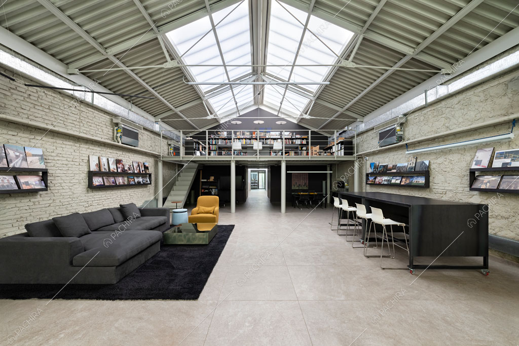 Sala dell'espositivo Ossa, location in stile moderno a Roma