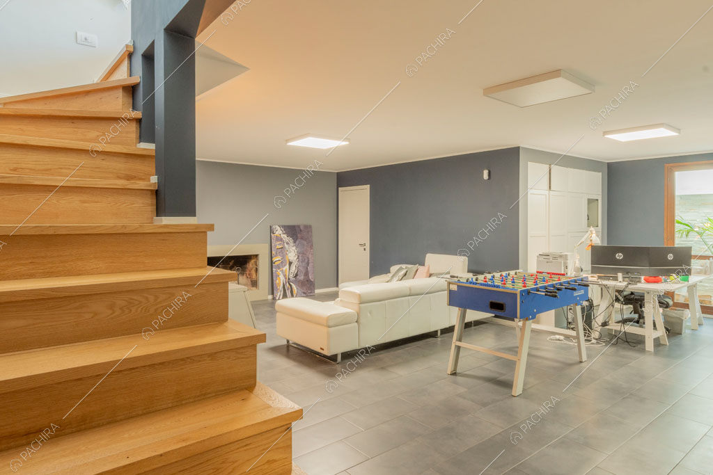 Sala della villa Tagliamento, location in stile contemporaneo a Roma