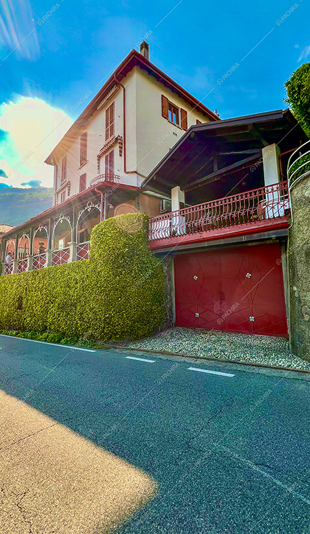 Esterni della villa Actina, location in stile rustico a Como