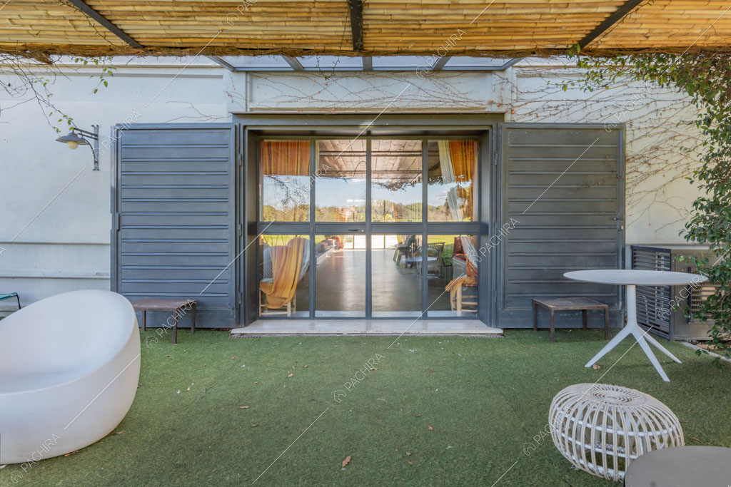 Veranda della location Seine, loft in stile industriale a Roma