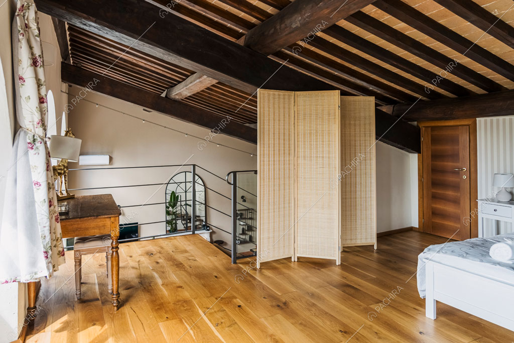Camera della villa Variscite, location in stile moderno a Firenze