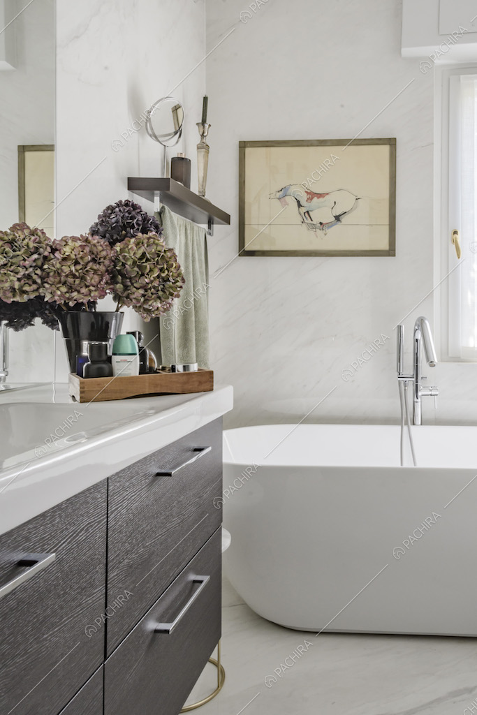 Dettaglio del bagno della Location Stramonio