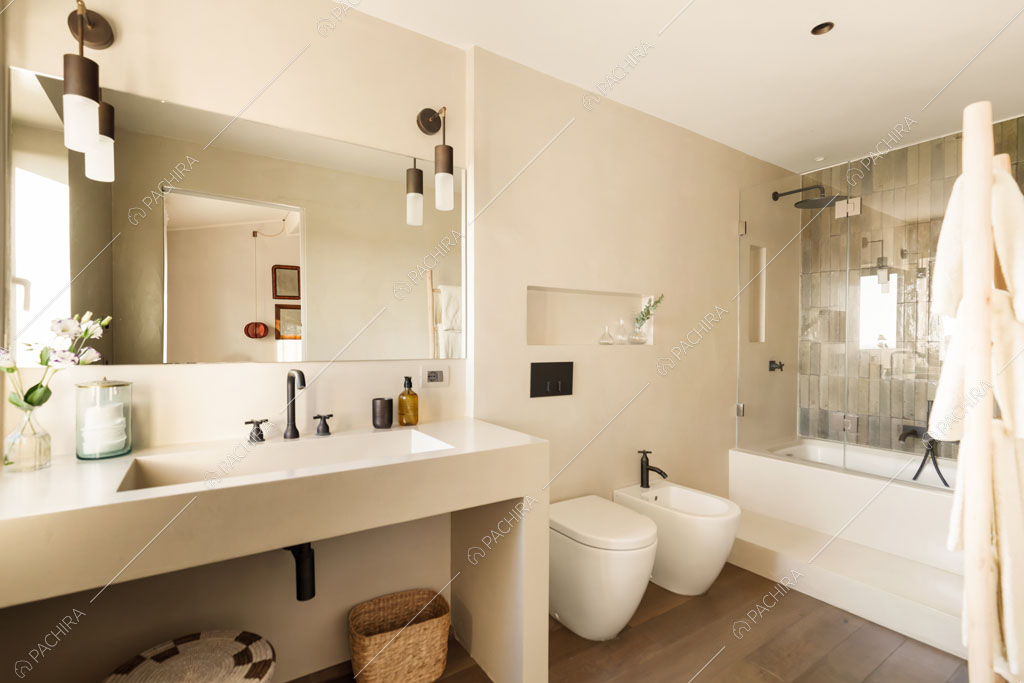 Bagno della villa Angara, location in stile moderno a Grosseto