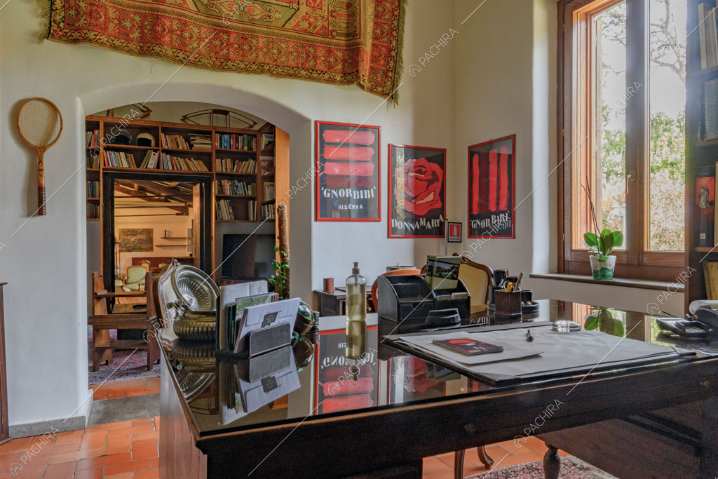 Studio della villa Ebridi, location in stile rustico a Roma