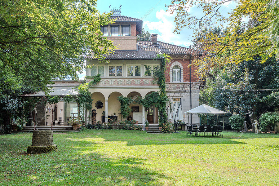 Parco della villa Rainier, location in stile liberty a Milano