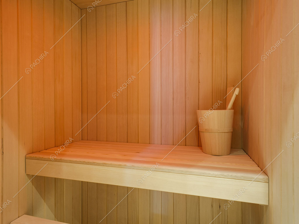 Sauna della villa Kunzite, location in stile moderno a Roma