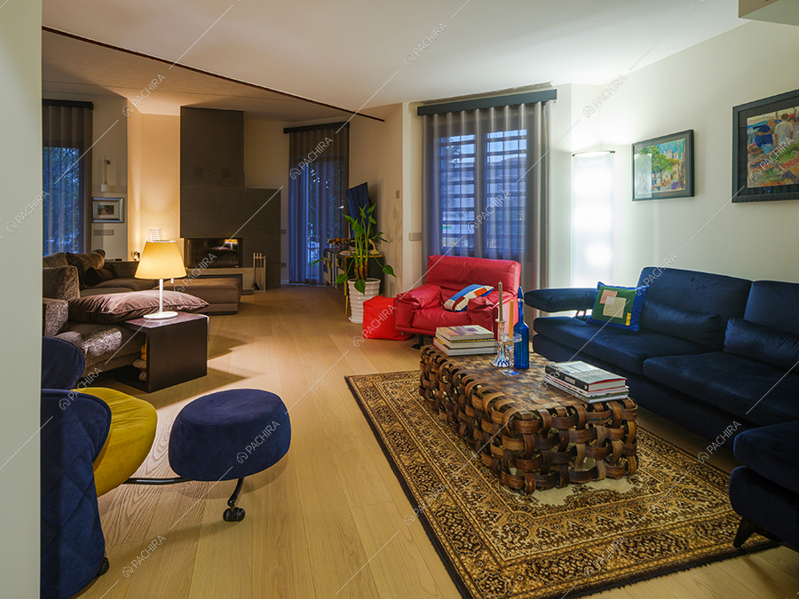 Salotto della villa Pece, location in stile moderno a Caserta