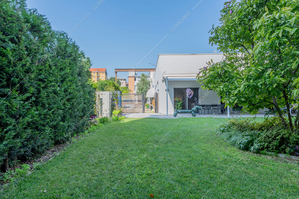 Giardino del loft Graviola, location in stile contemporaneo a Milano