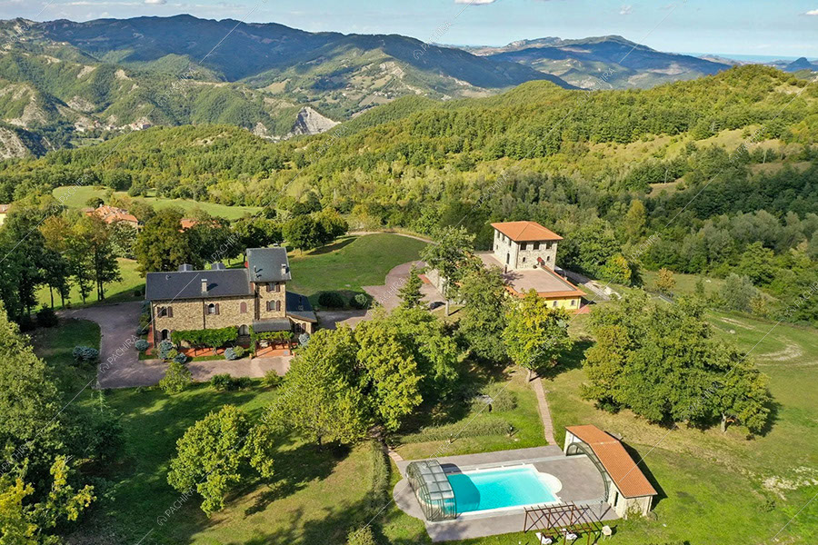 Parco della villa rustica Tapioca, location per shooting a Rimini
