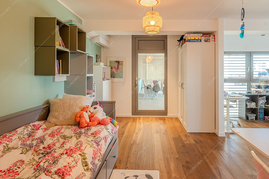 Camera dei bambini dell'appartamento Mimetite, location in stile moderno a Milano