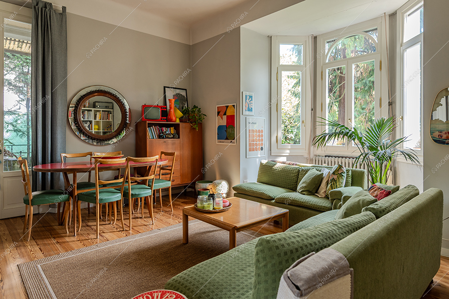 Salotto della villa Rame, location in stile classico a Milano