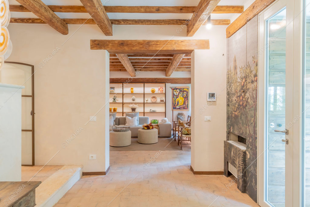 Atrio della villa Missouri, location in stile rustico a Mantova