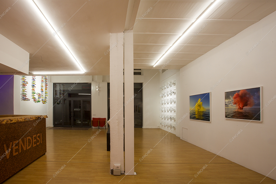 Sala dello spazio espositivo Paranà, location in stile minimal a Roma